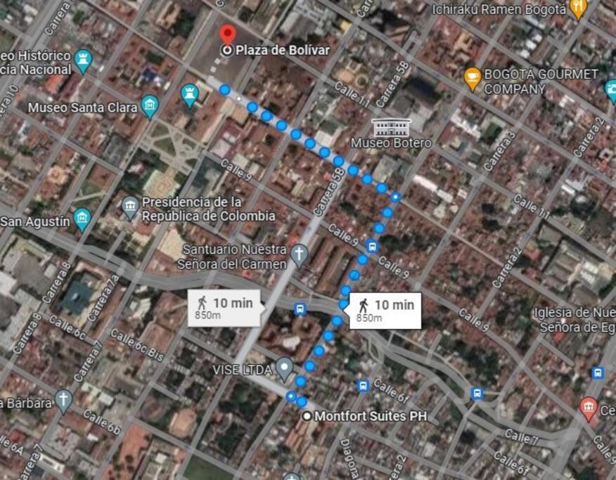 Grandioso Apartaestudio La Candelaria Богота Екстер'єр фото